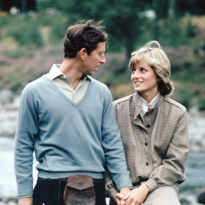 Charles and Diana Happy and in love at Balmoral after their honeymoon, 19th August 1981