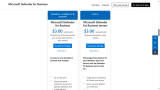 Microsoft Defender for Business: Plans and pricing