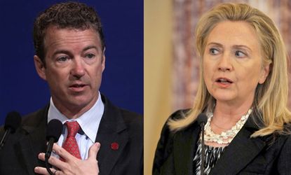 Clinton versus Paul