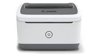 Product shot of Zebra 4-inch thermal printer, one of the best thermal printers