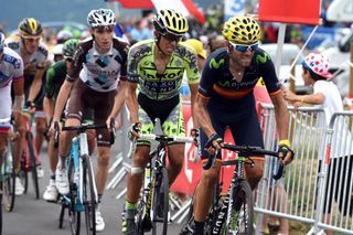 Alejandro Valverde on stage nineteen of the 2015 Tour de France
