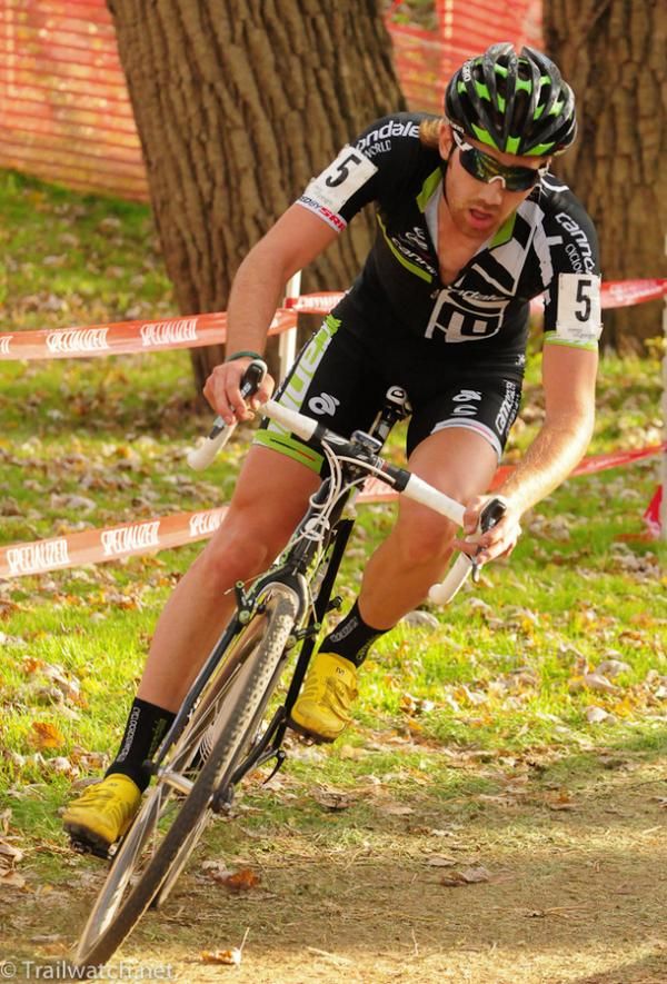 Jamey Driscoll (Cannondale p/b Cyclocrossworld.com) was one of the main chasers today