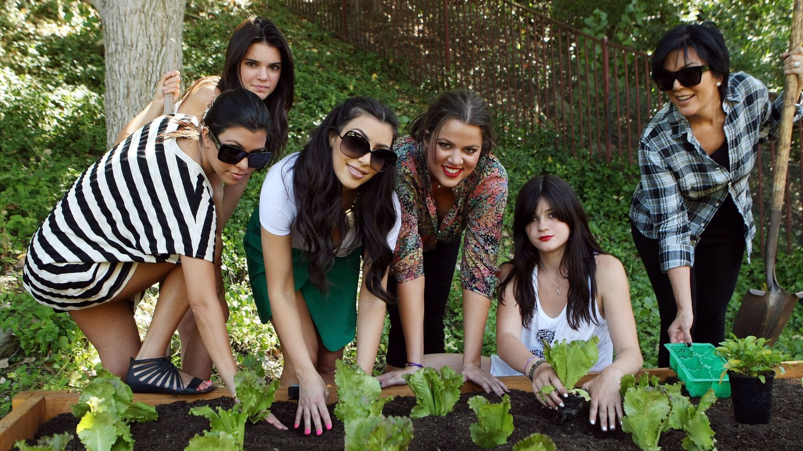 the kardashians vegetable gardening