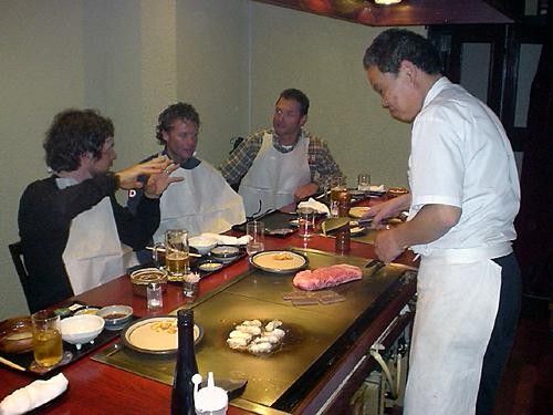 Talking 'cross over dinner,