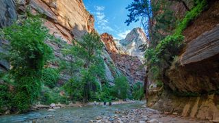 Entrance to the Narrows at Zion National Park