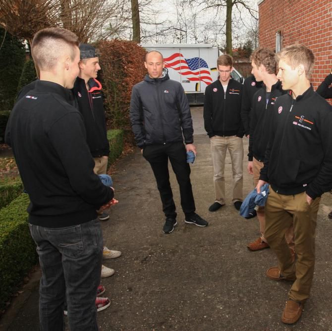 Every chance they had, the guys asked Sven questions.