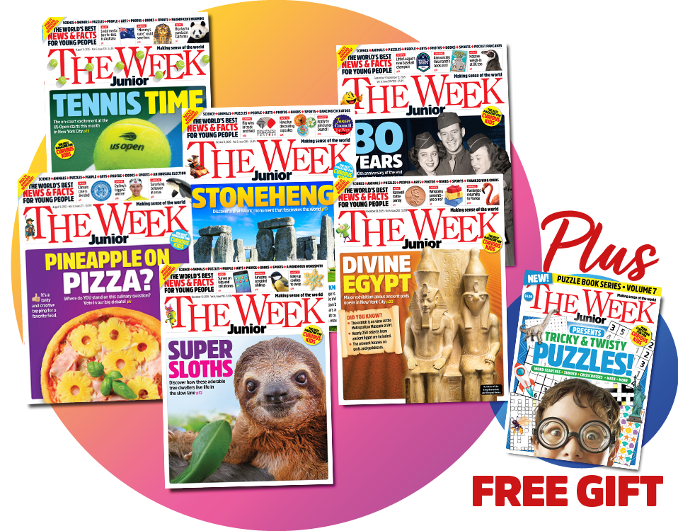 6 issues of The Week Junior plus a Free puzzle book