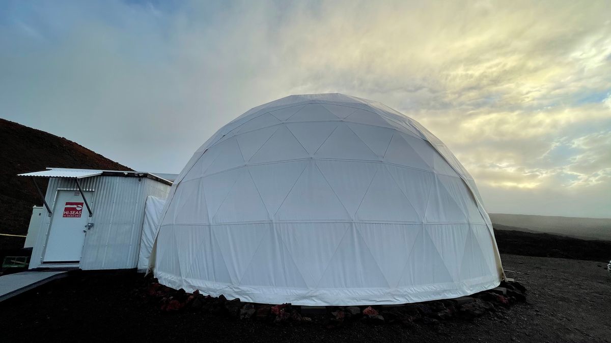 The HI-SEAS habitat, located on the volcano Mauna Loa and run by the International MoonBase Alliance.