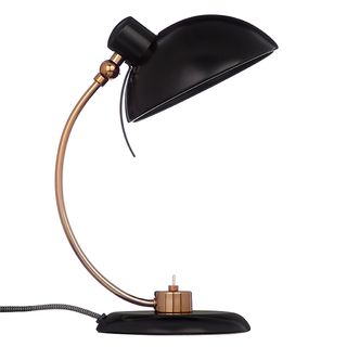 penelope black copper effect task lamp