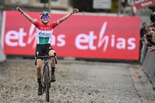 Hungarian Blanka Kata Vas (SD Worx) wins UCI Cyclo-cross World Cup in Overijse 2021