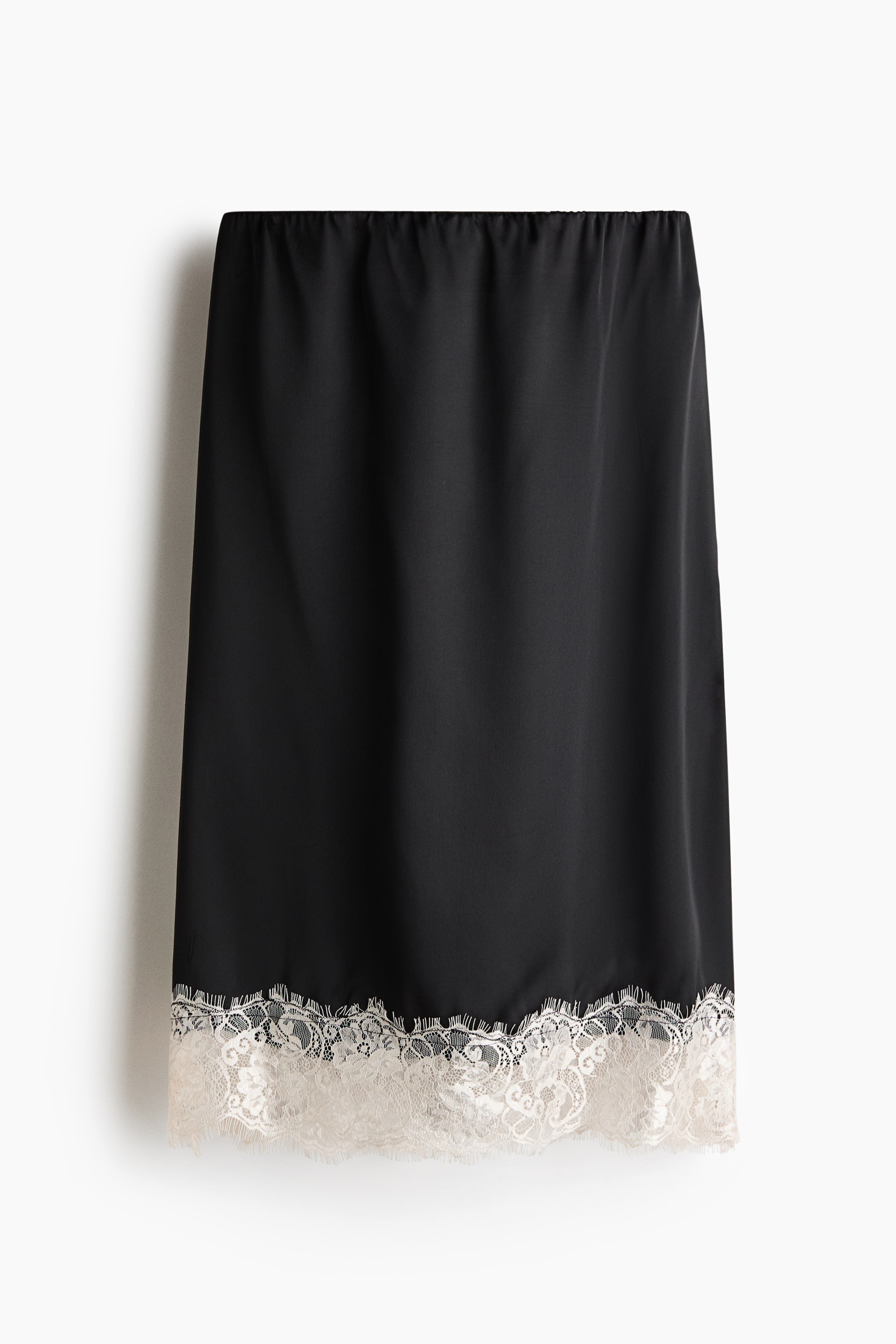Lace-Trimmed Skirt