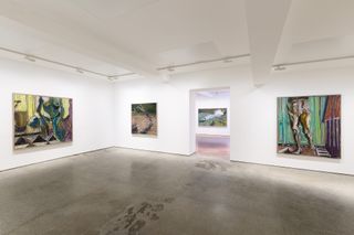 'man in the mouth of the cave', the Billy Childish exhibition at Carl Freedman Gallery in Margate. Photo: Ollie Harropollie