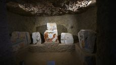 A photo inside Hatshetsup's tomb