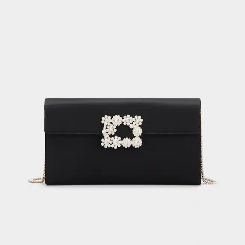 Roger Vivier clutch bag in black