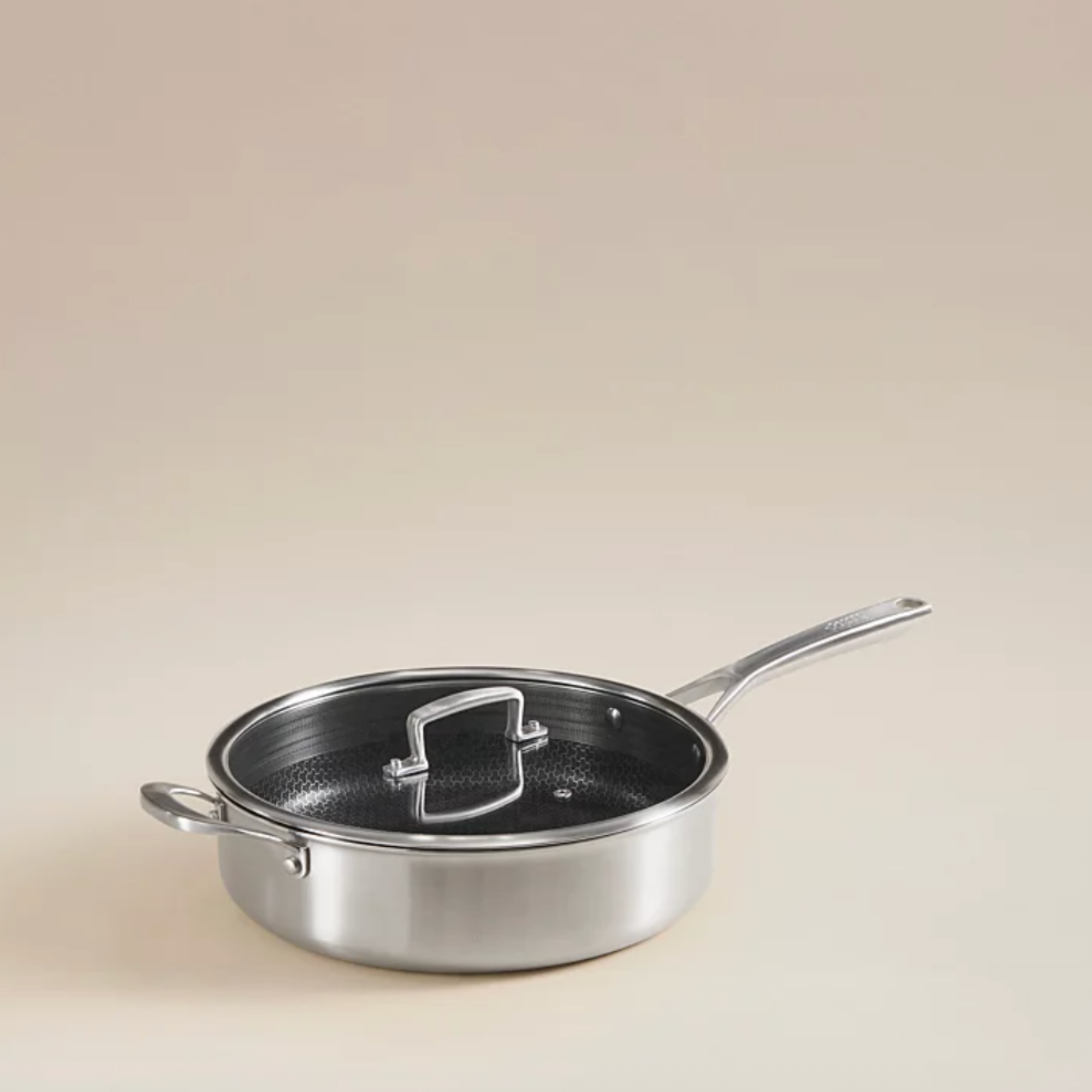 George Home brushed stainless steel pan