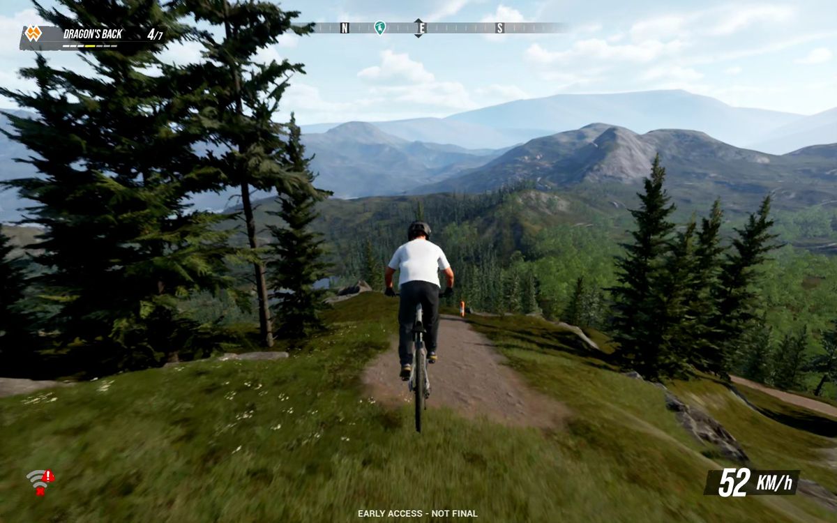 A screenshot from Mavrix by Matt Jones showing a man mid-air on a bike