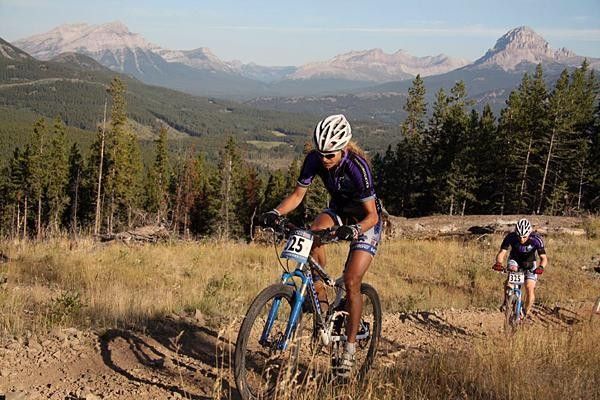 Wendy Simms and Norm Thibault at the TransRockies