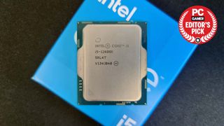 Intel Core i5 12600K CPU pictured up-close
