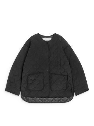 Quilted Liner Jacket - Black - Arket Gb