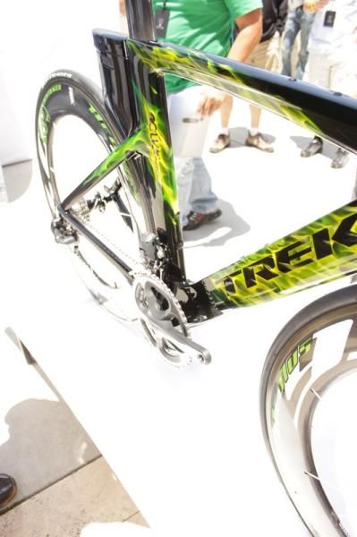 A look at the Kammtail downtube.
