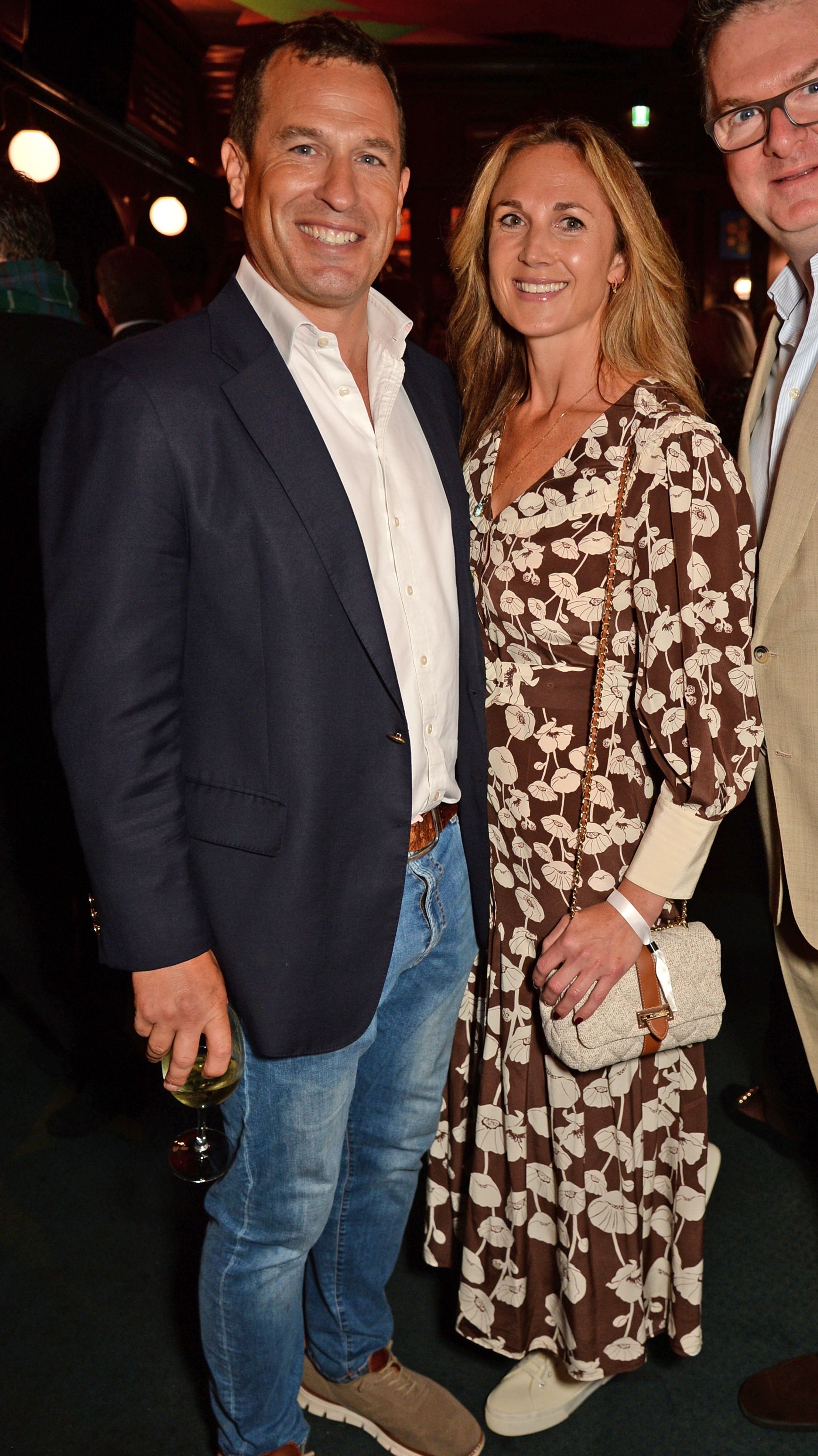 Peter Phillips and Harriet Sperling attend the Cooking and the Crown book launch in 2024