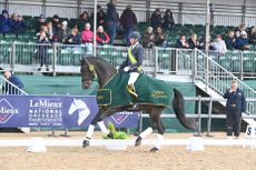 Robert Barker and Kilian&rsquo;s Bartholomew win the TopSpec medium gold title at the 2025 LeMieux National Dressage Championships.