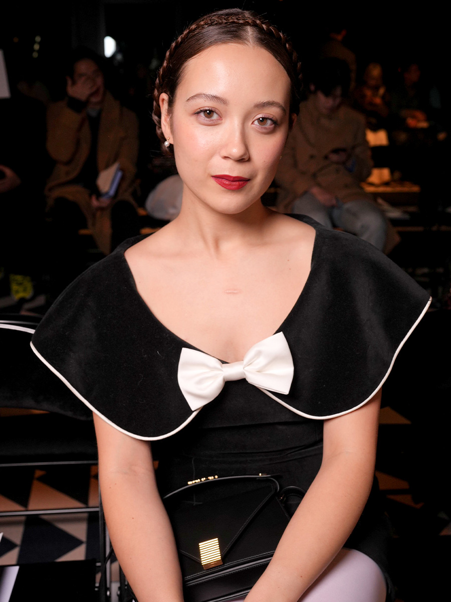 Laufey at the Lanvin fashion show during Paris Fashion Week menswear.