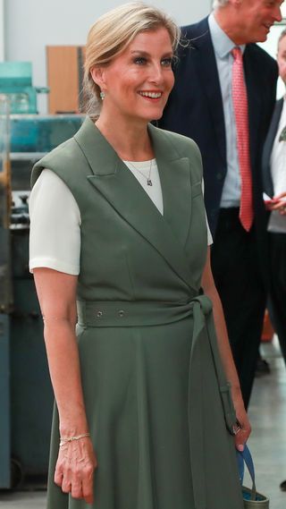 Sophie, Duchess of Edinburgh attends the grand opening of the new Charfleet Book Bindery