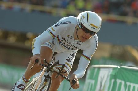 World Champion Bert Grabsch (Columbia-HTC)