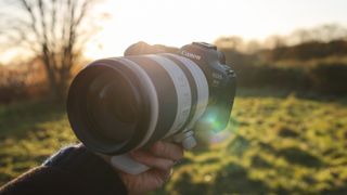 Canon EOS R6 Mark II camera with Canon RF 70-200mm lens