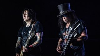 Richard Fortus and Slash