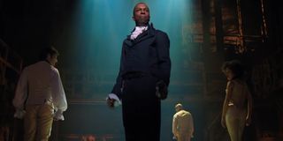 Aaron Burr (Leslie Odom Jr.) in Disney+'s Hamilton