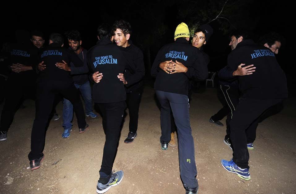 Riders were woken from their sleep for a midnight martial arts class