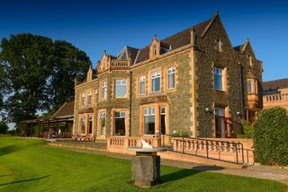 The Malone Golf Club clubhouse is Ballydrain House, which was built in 1843.