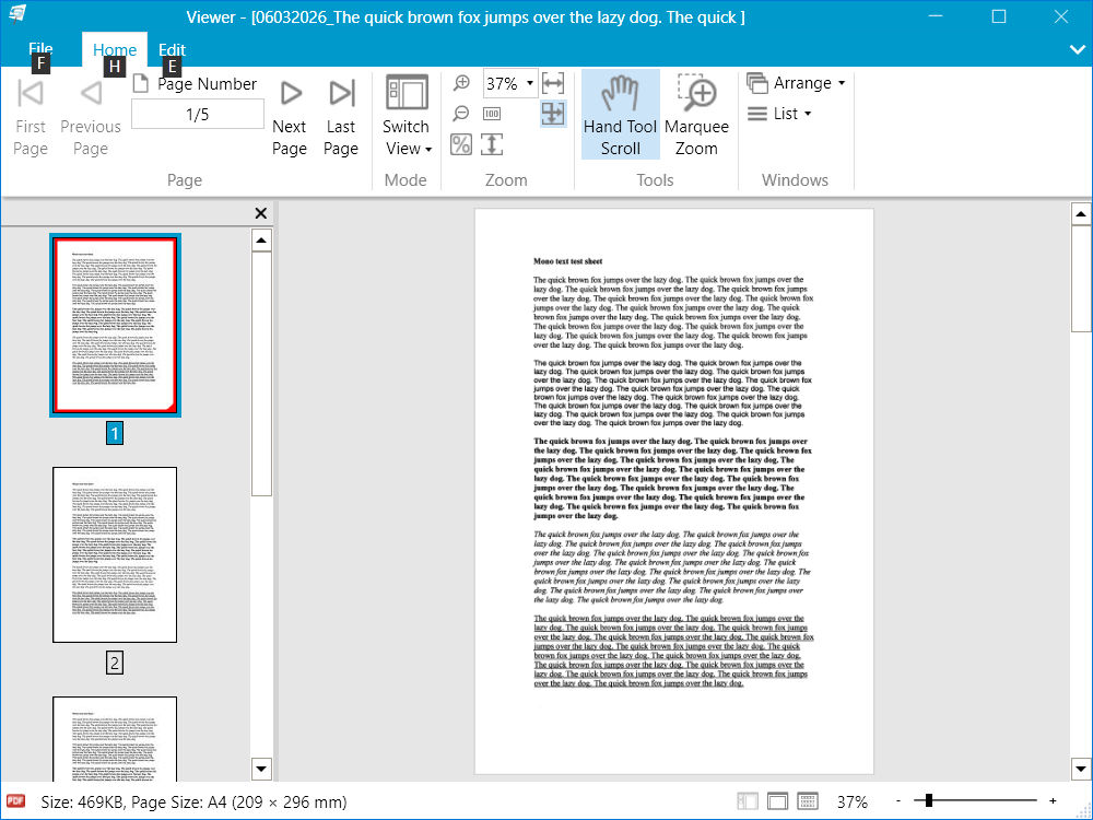 Ricoh SnapScan iX2500 Windows software screengrab