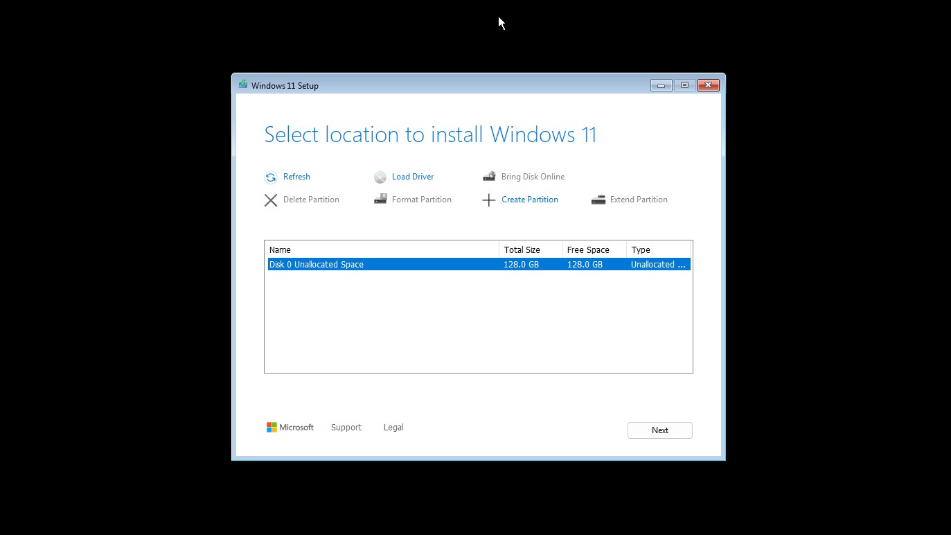 New Windows 11 Install UI