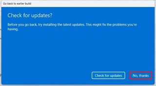 Skip Update Uninstall Dev Windows