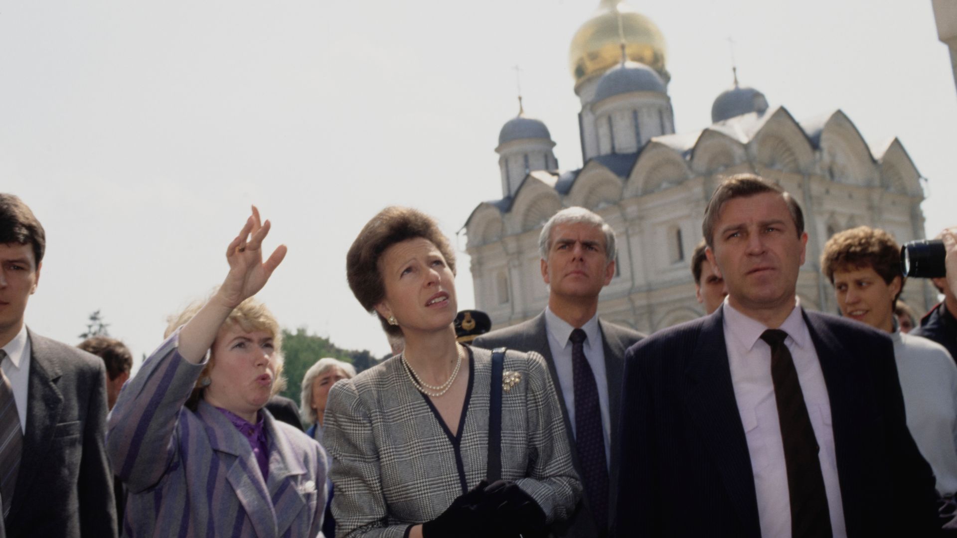Princess Anne visiting the USSR