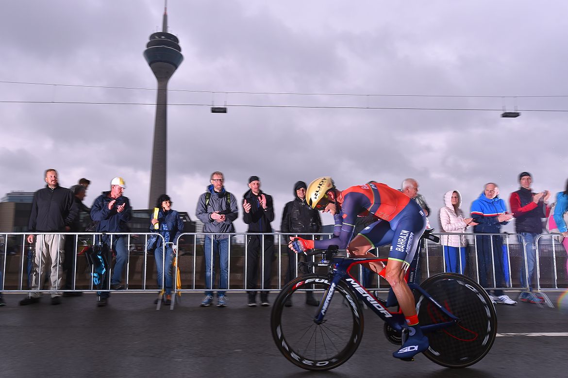 Borut Bozic on stage 1 of the Tour de France