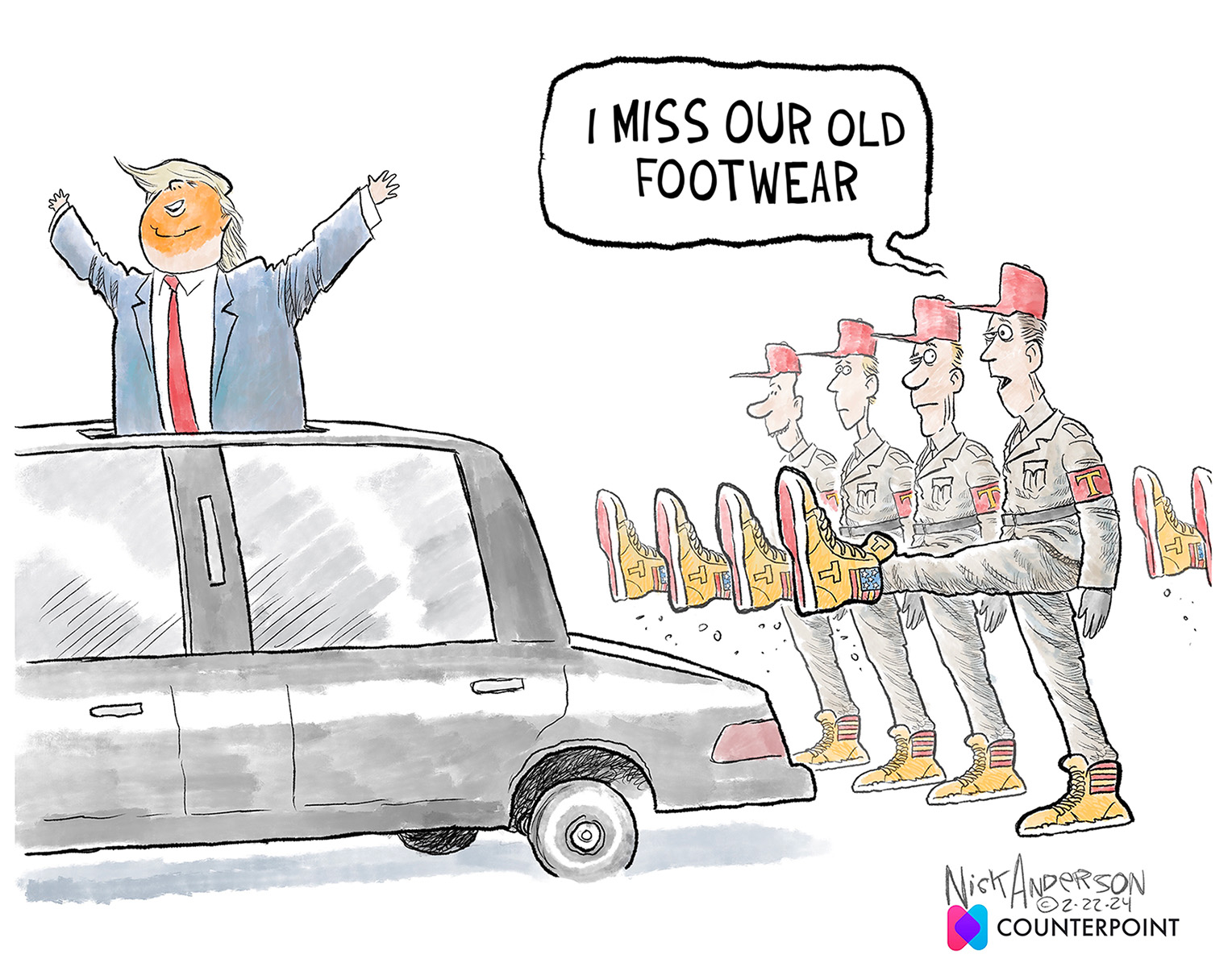 Political cartoon