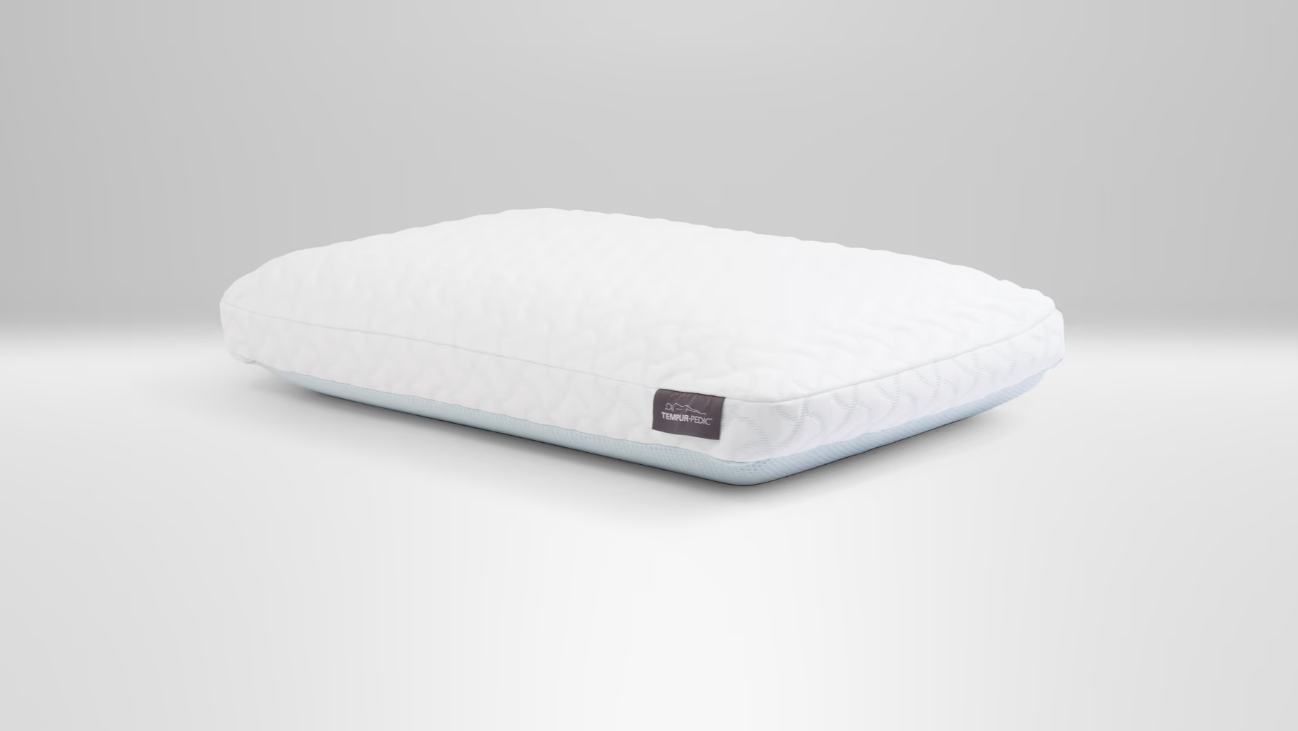 The white Tempur-Pedic Tempur Cloud pillow against a white background