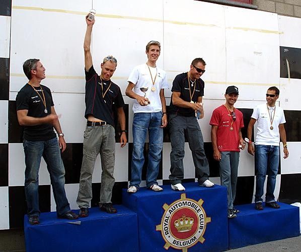 Luke Roberts and Andy Schleck