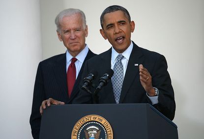 Joe Biden and Barack Obama in 2014.