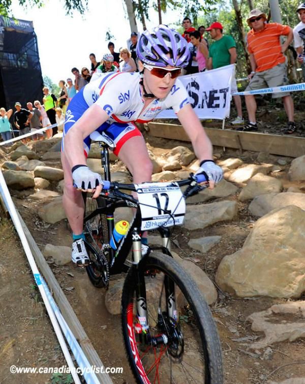 Annie Last (Milka Brentjens MTB Racing Team) was the early leader