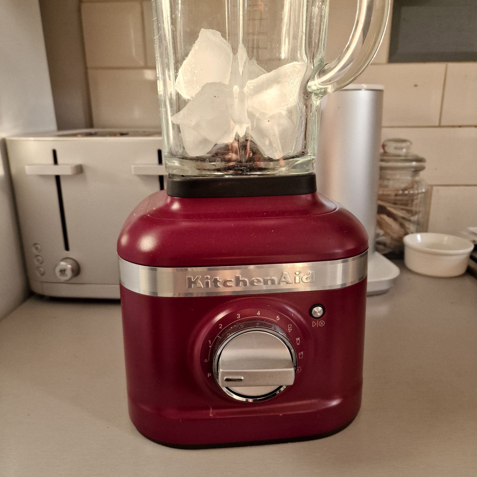 KitchenAid K400 ice crushing