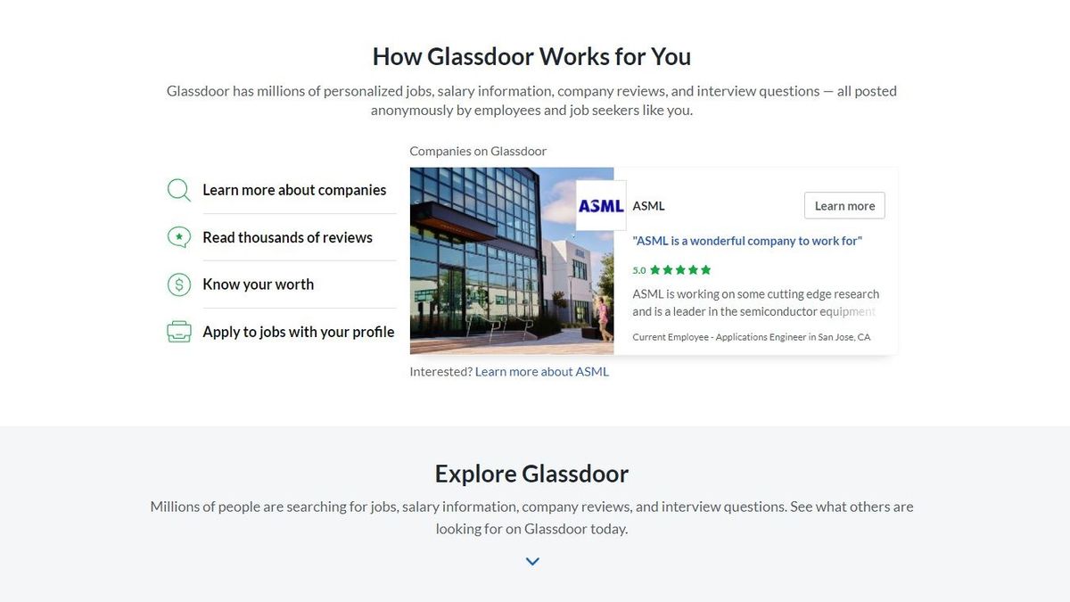 Glassdoor Review Techradar