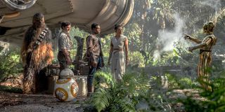 Chewbacca Poe BB-8 Finn Rey and C-3PO in Star Wars: The Rise Of Skywalker