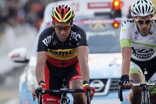 Philippe Gilbert comes in far behind the winners.