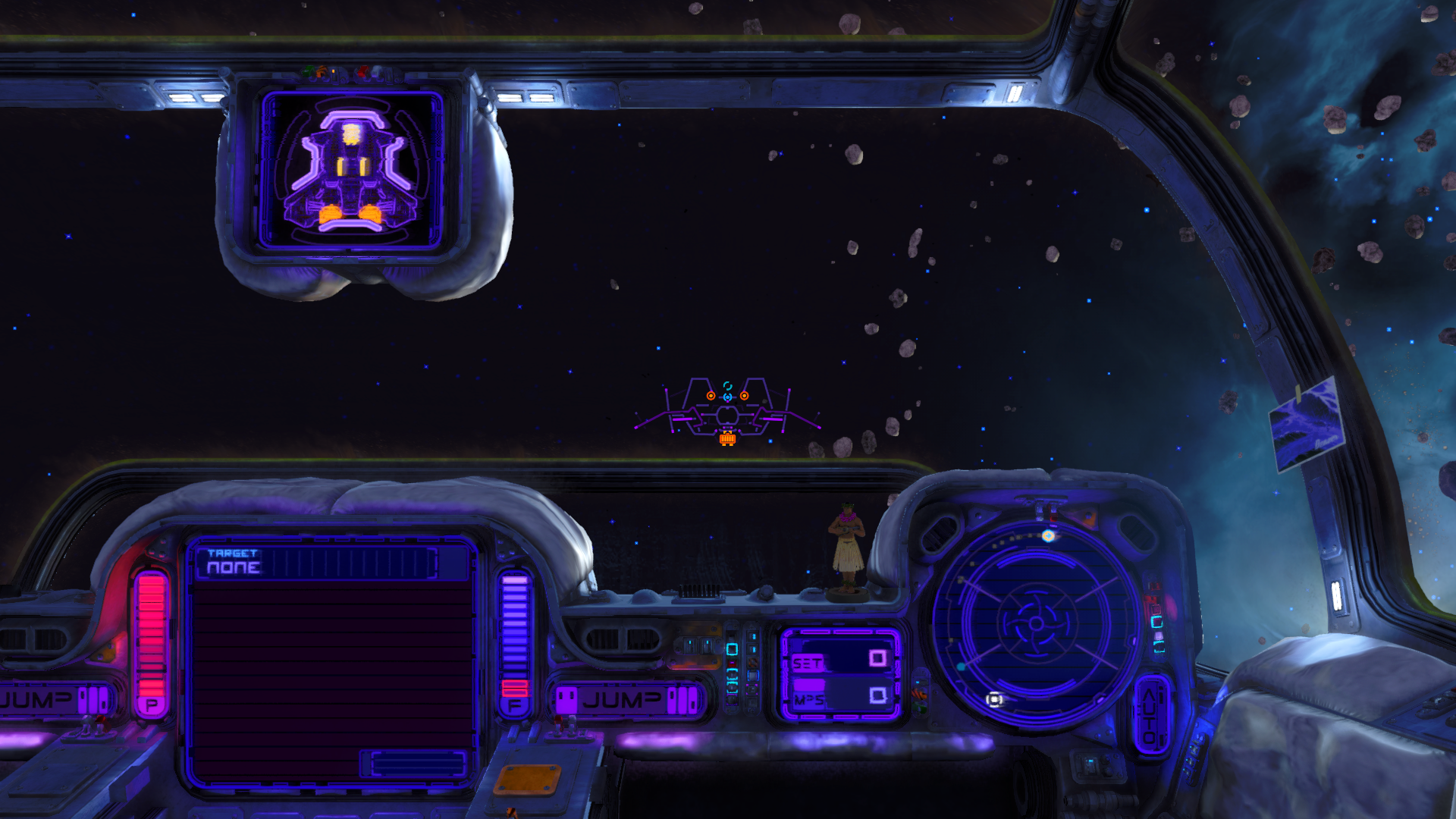 A starship cockpit
