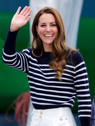 Catherine, Duchess of Cambridge visits the 1851 Trust and the Great Britain SailGP Team